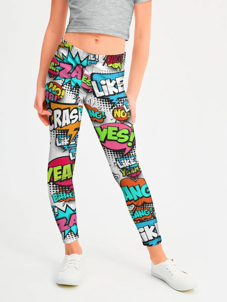 Леггинсы для девочки / POP ART FASHION | ПОП АРТ