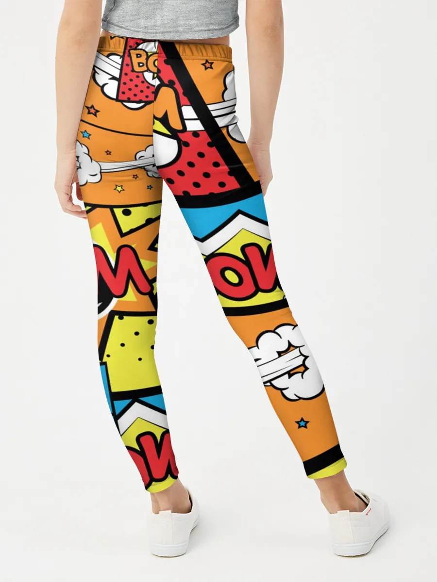 Леггинсы для девочки / Boom Pop Art