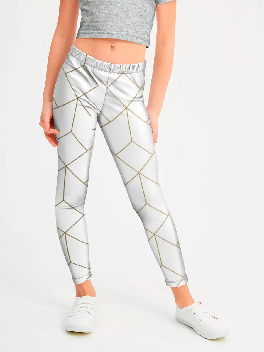 Леггинсы для девочки / Красивая геометрия