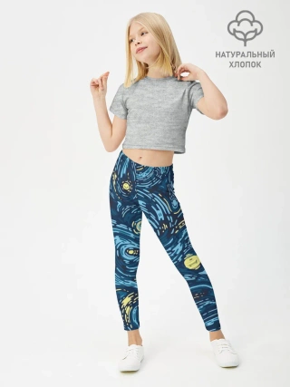 Леггинсы для девочки / Ван Гог. Звездная Ночь