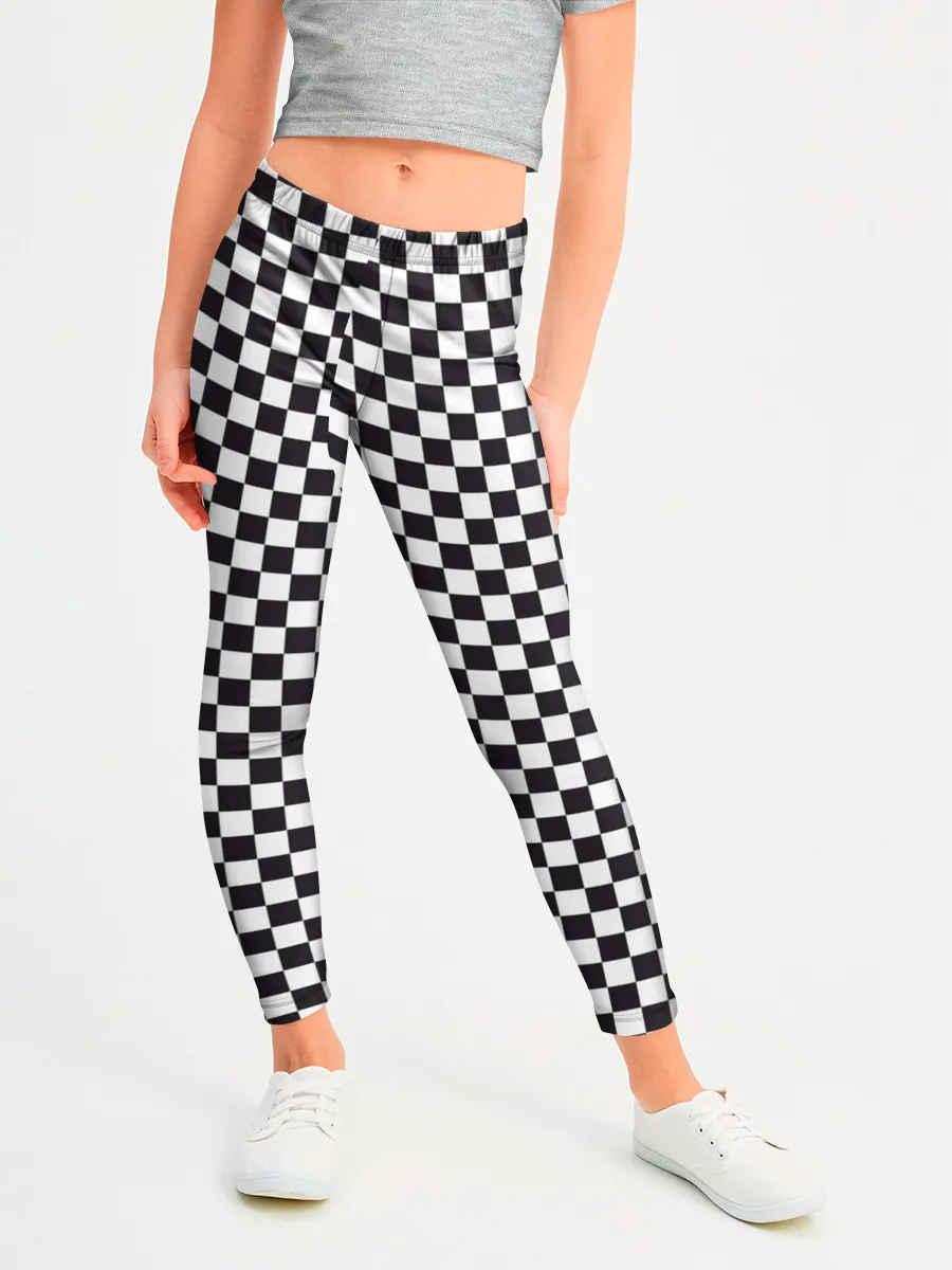 Леггинсы для девочки / Checkerboard