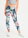 Леггинсы для девочки / Геометрия цветов