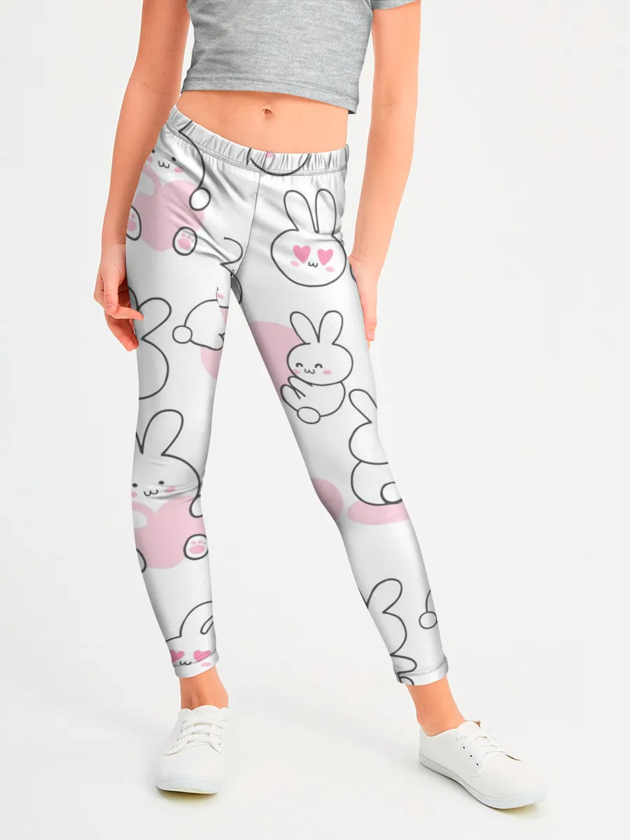 Леггинсы для девочки / Зайки любовь