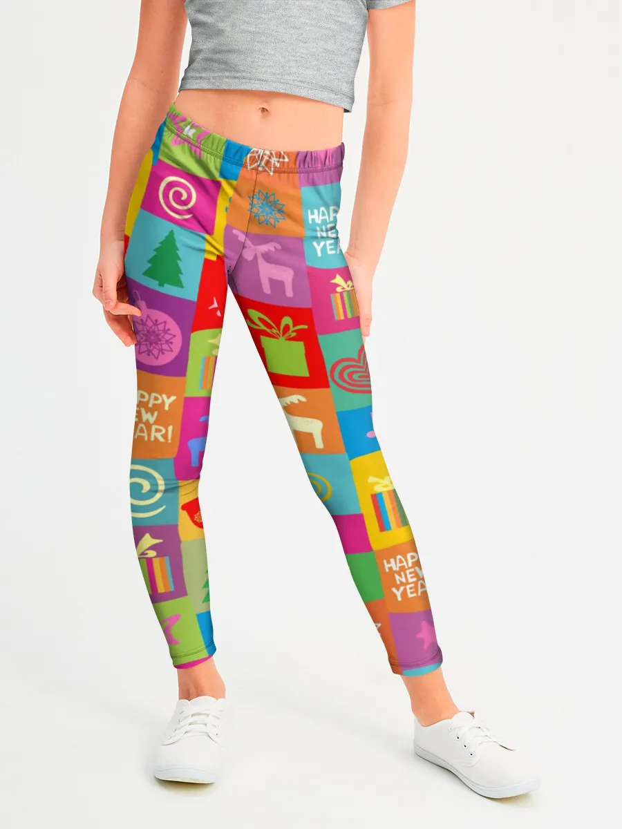 Леггинсы для девочки / Новогодний коллаж