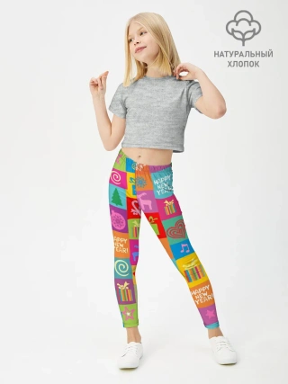 Леггинсы для девочки / Новогодний коллаж