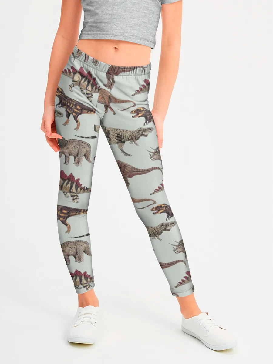 Леггинсы для девочки / Динозавры