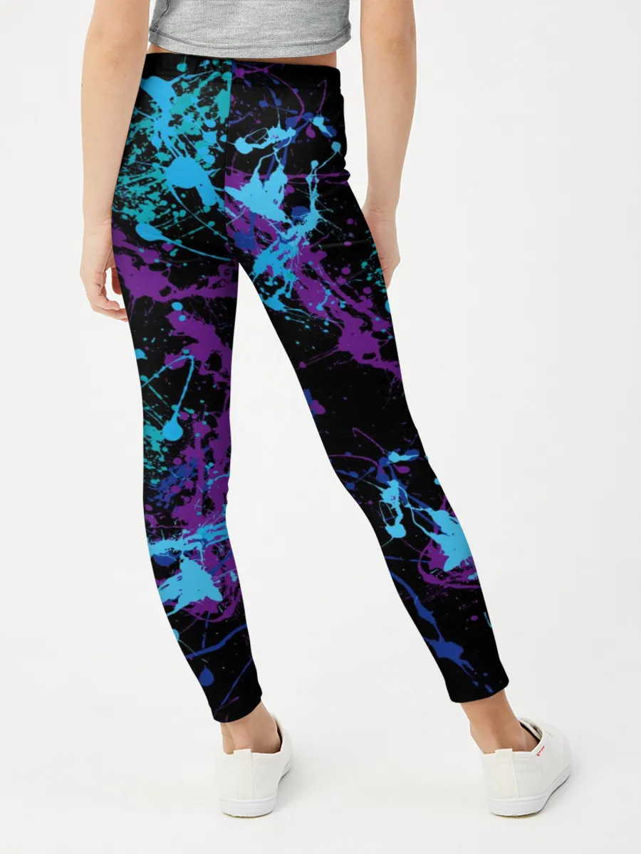 Леггинсы для девочки / Брызги