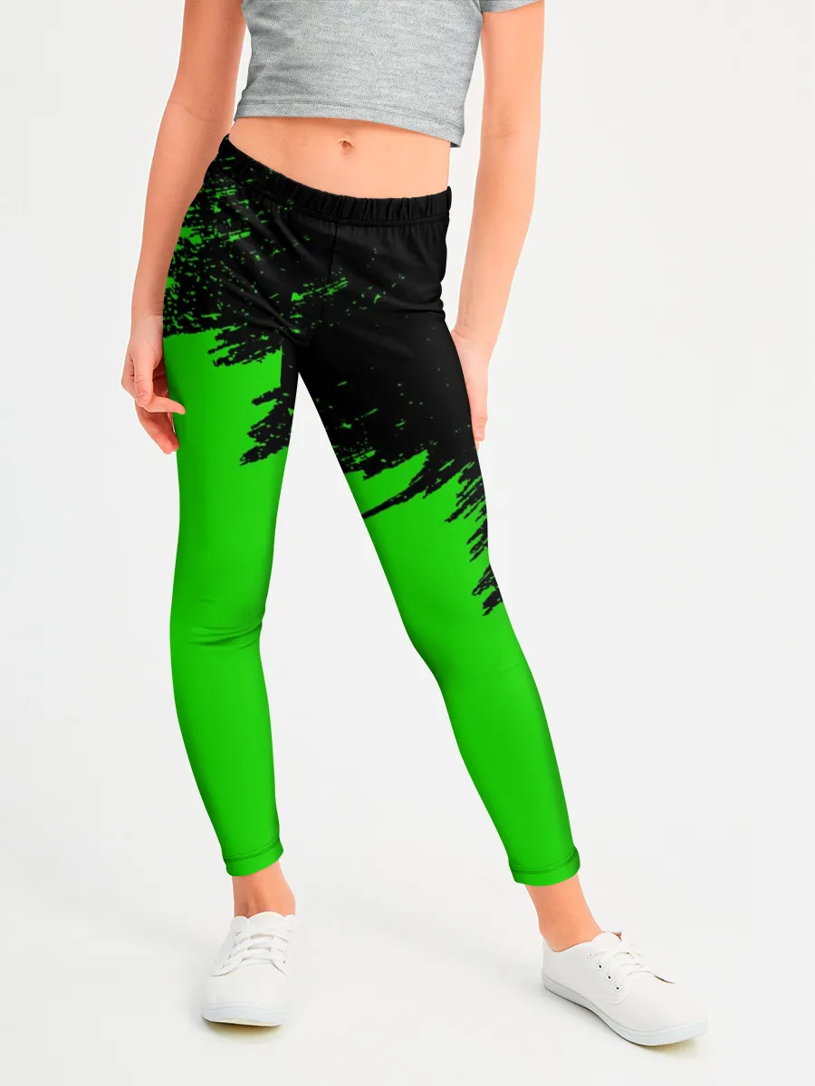 Леггинсы для девочки / КРАСКА И НИЧЕГО ЛИШНЕГО!