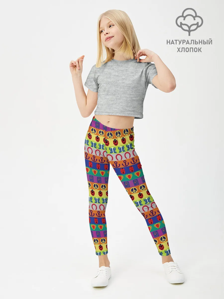 Леггинсы для девочки / JoJos Bizarre Adventure Logo