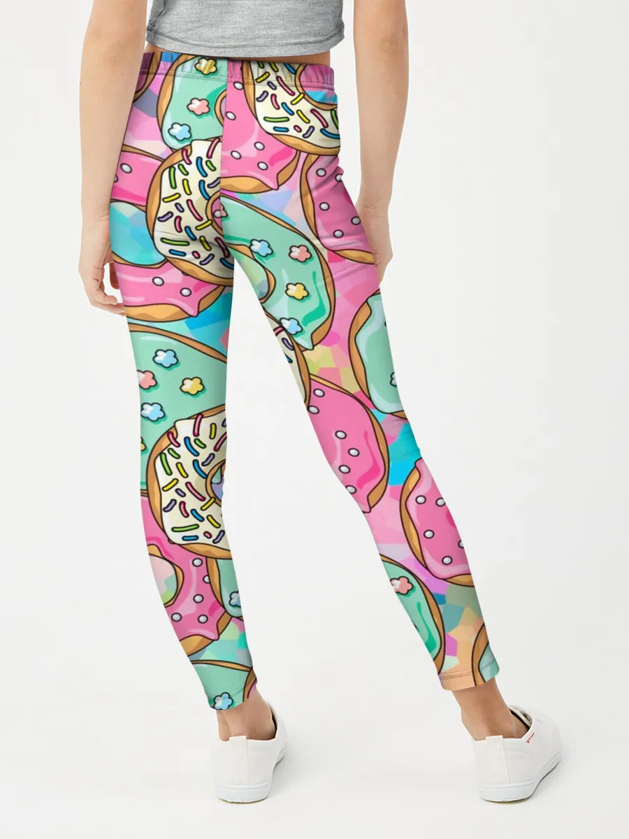Леггинсы для девочки / Сладкие Пончики