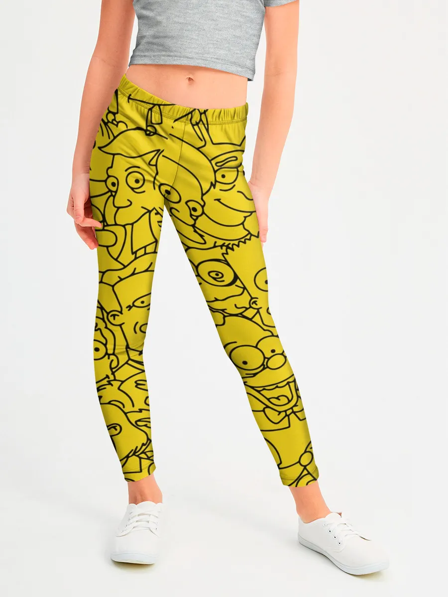 Леггинсы для девочки / Симпсоны
