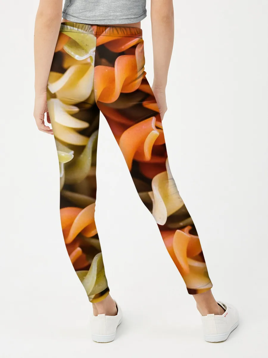 Леггинсы для девочки / Макароны Спиральки