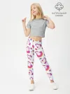 Леггинсы для девочки / Единорожки и вкусняшки