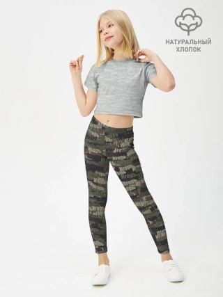 Леггинсы для девочки / Именной камуфляж. Игорь