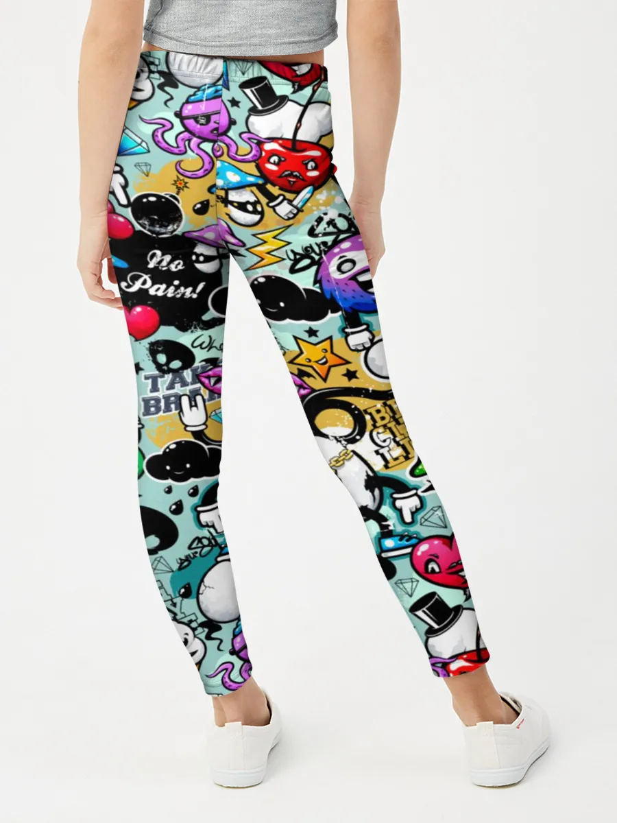 Леггинсы для девочки / Стикерпак