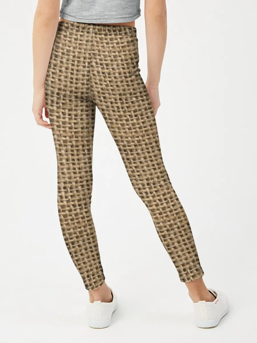 Леггинсы для девочки / Джут