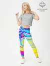 Леггинсы для девочки / Разводы красок