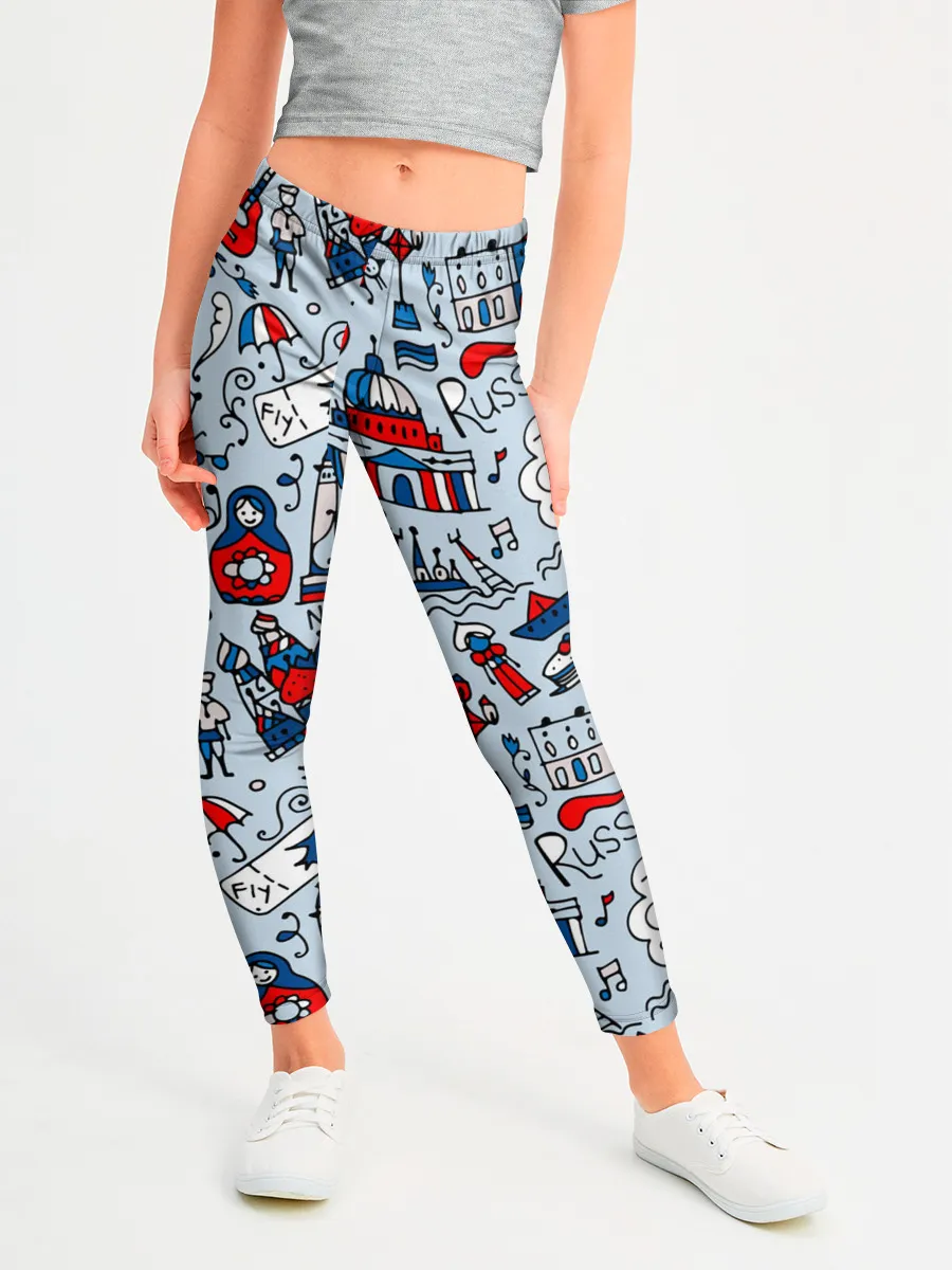 Леггинсы для девочки / Travel to Saint Petersburg