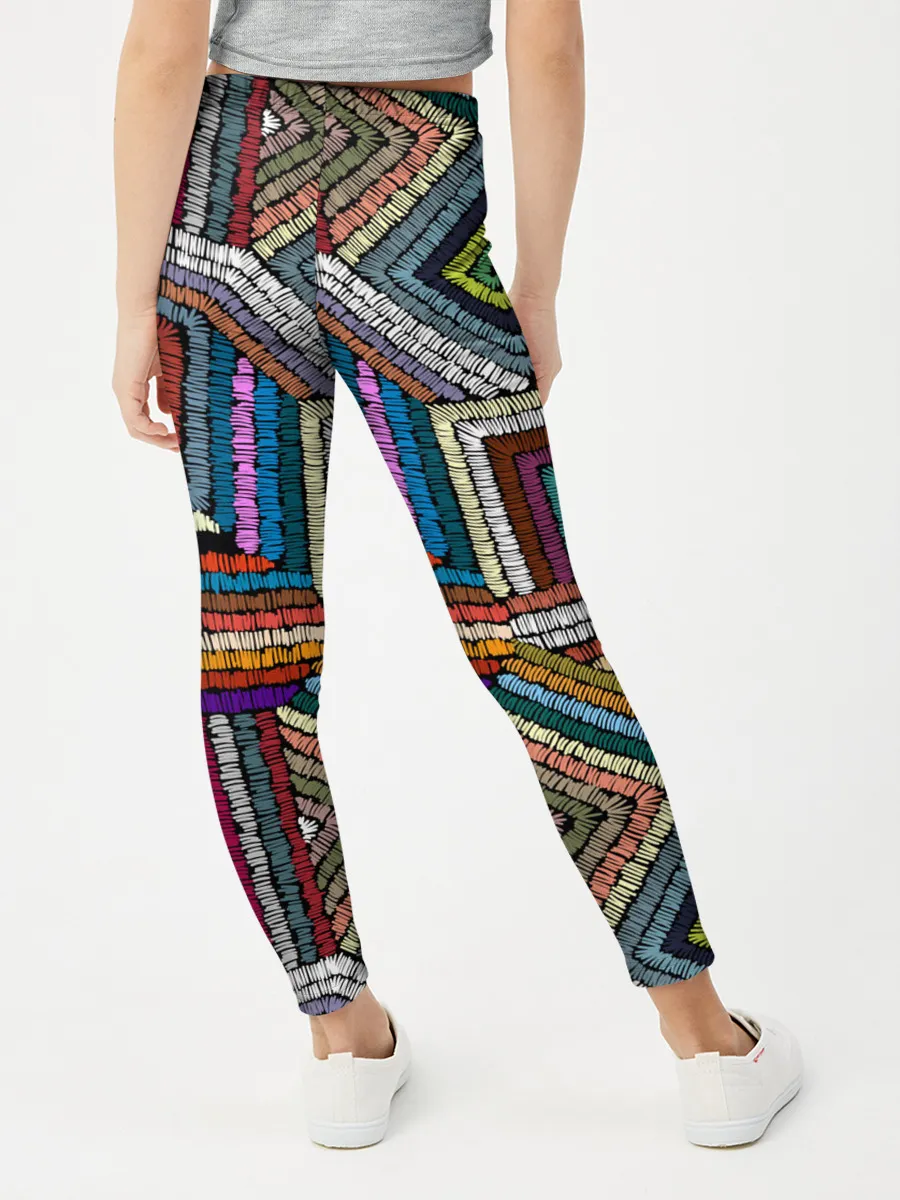 Леггинсы для девочки / Этнический орнамент