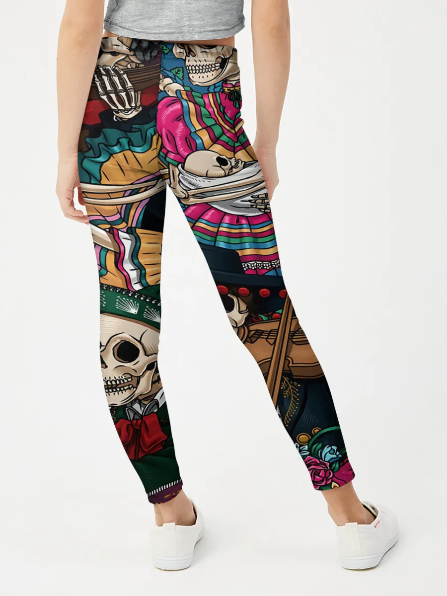 Леггинсы для девочки / Мексиканская Вечеринка