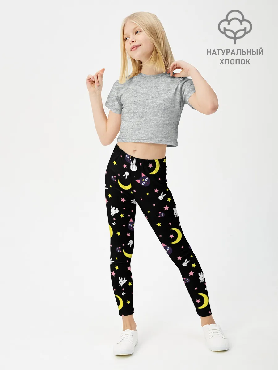 Леггинсы для девочки / Sailor Moon Pattern