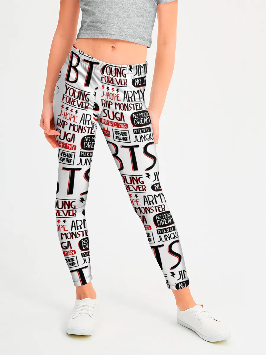 Леггинсы для девочки / BTS Collage