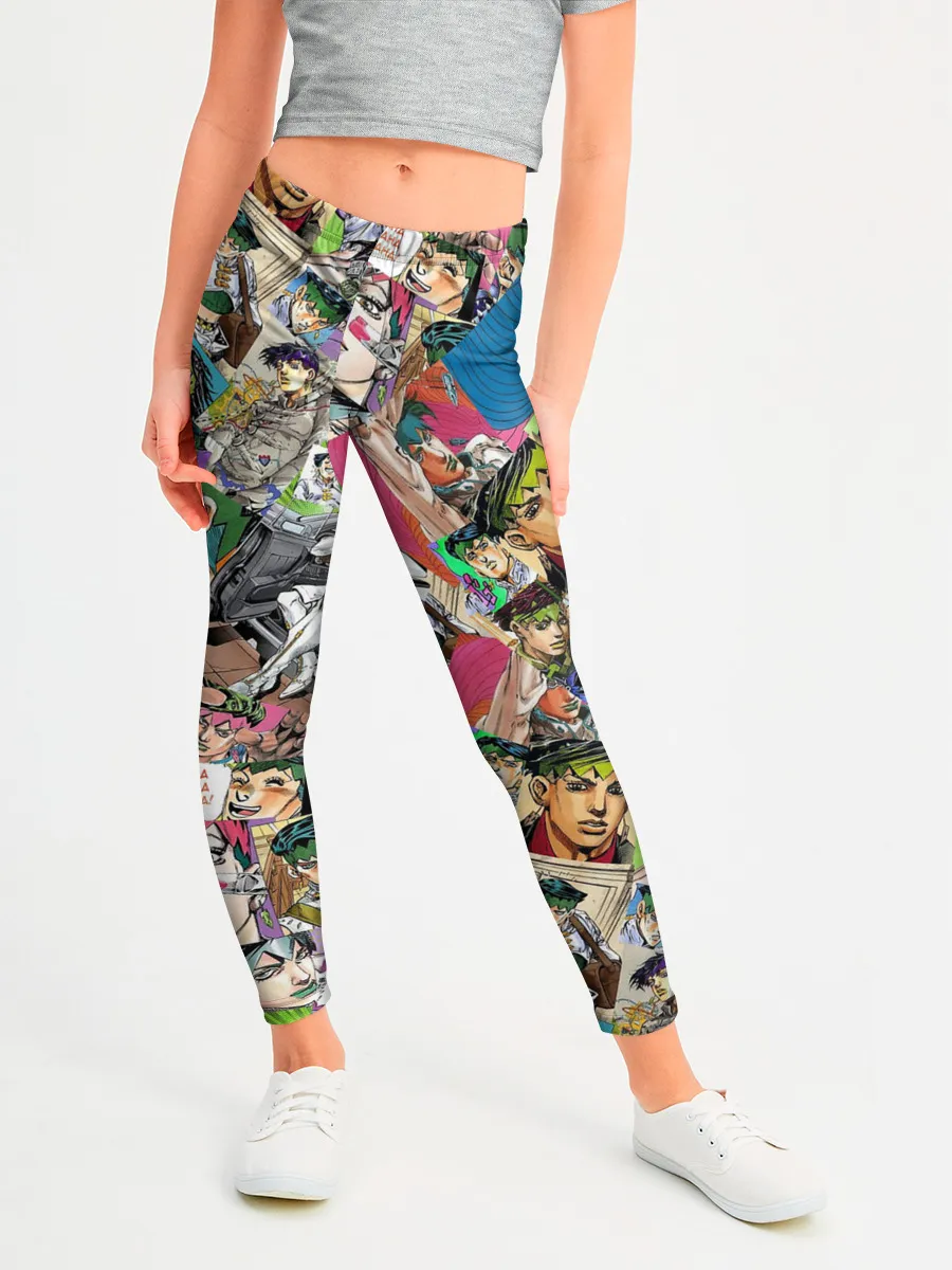 Леггинсы для девочки / JoJo Bizarre Adventure