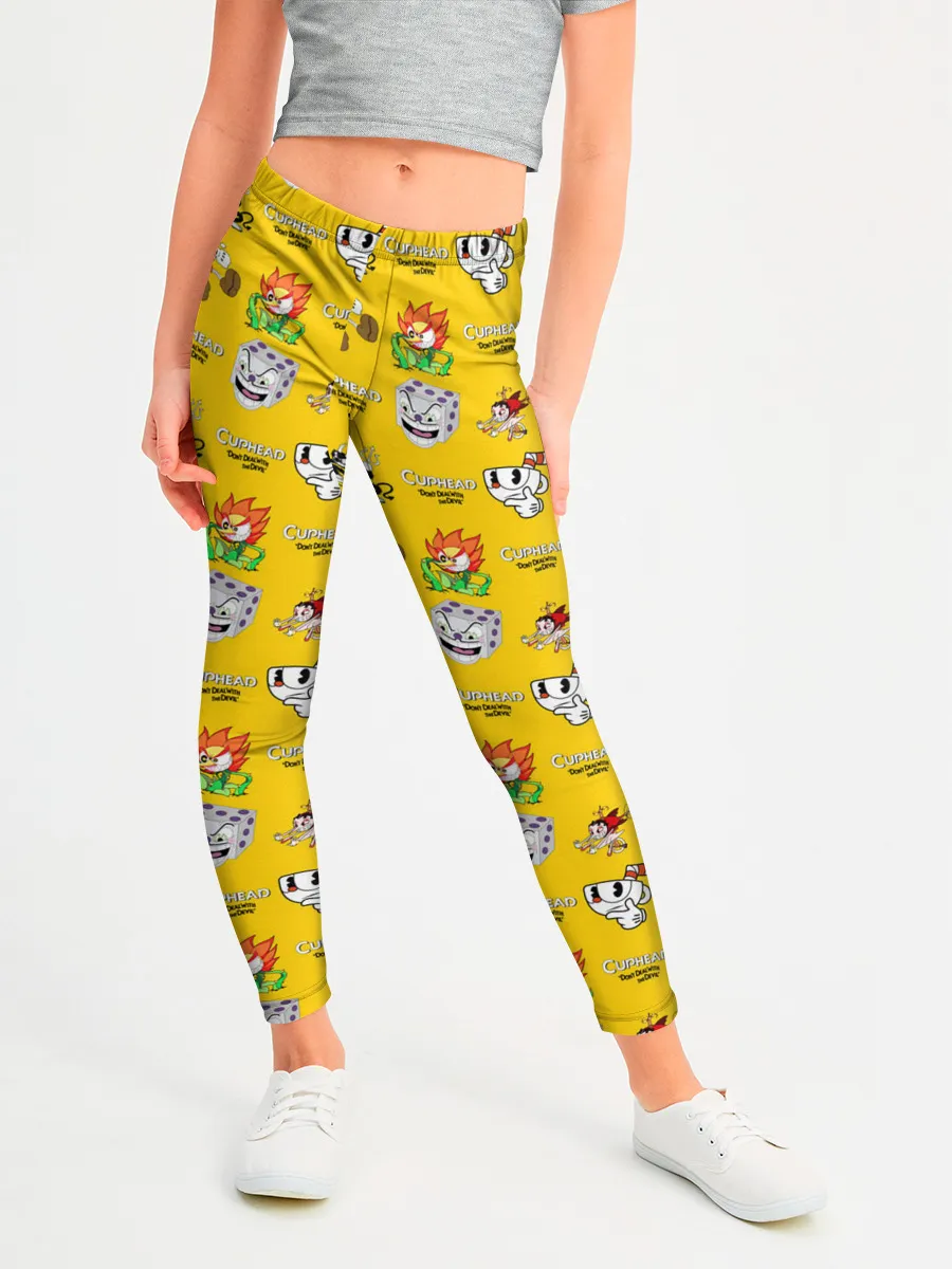 Леггинсы для девочки / Cuphead