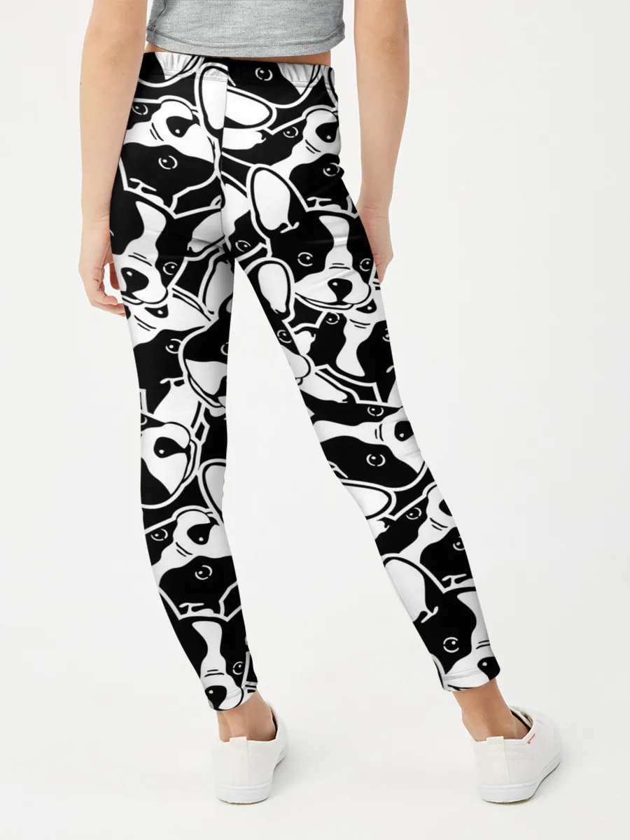 Леггинсы для девочки / Забавные собаки