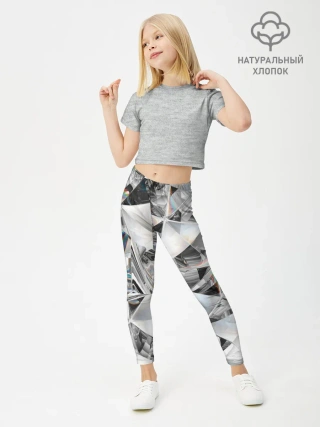 Леггинсы для девочки / Бриллиантовый блеск