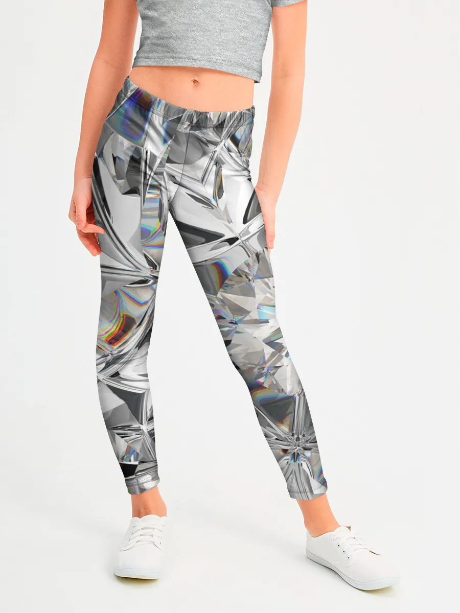 Леггинсы для девочки / Бриллиантовый блеск