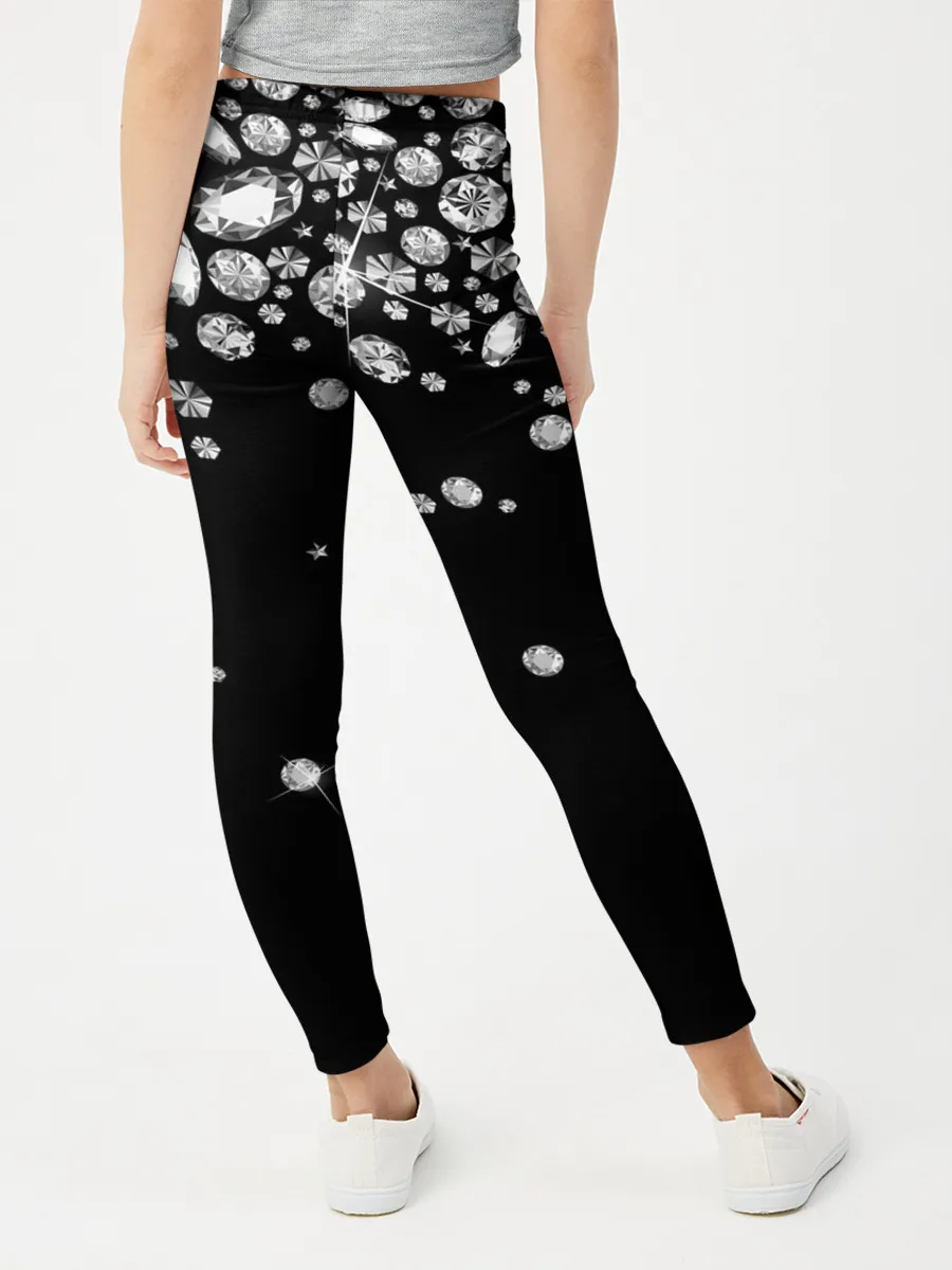 Леггинсы для девочки / Бриллианты