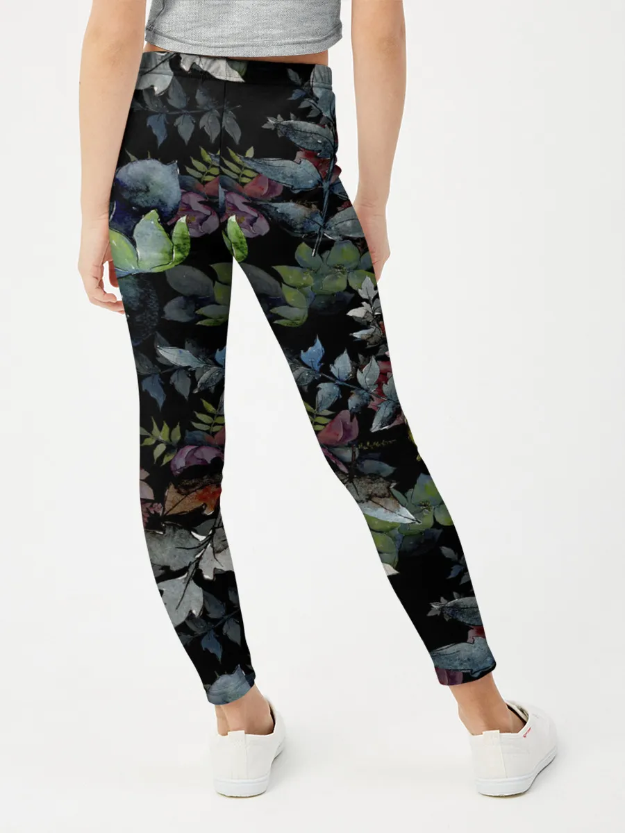 Леггинсы для девочки / Цветочный сад