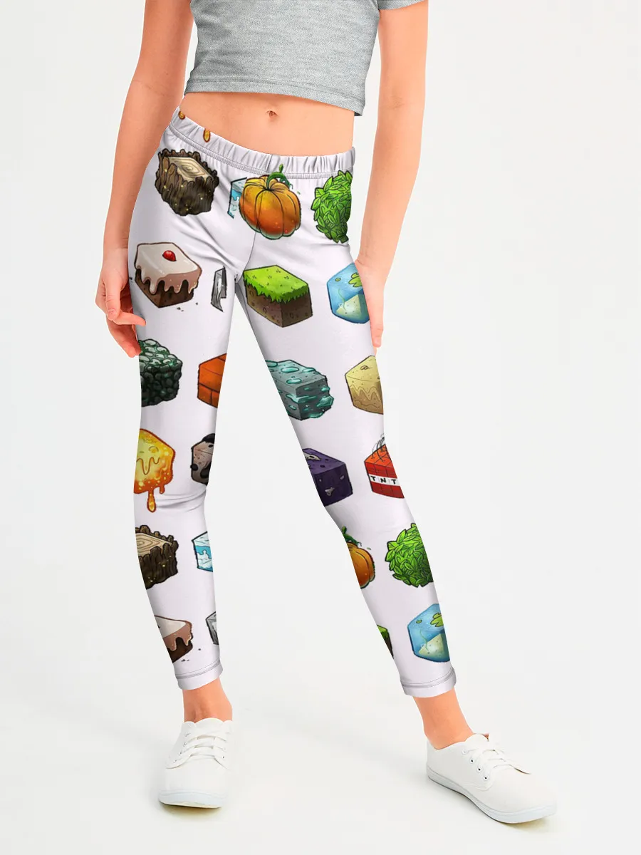 Леггинсы для девочки / Minecraft