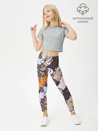 Леггинсы для девочки / Котомания