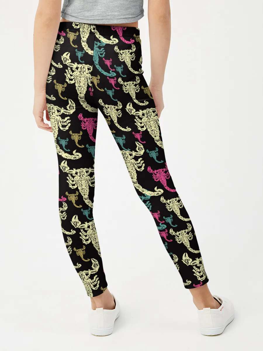 Леггинсы для девочки / Скорпионы