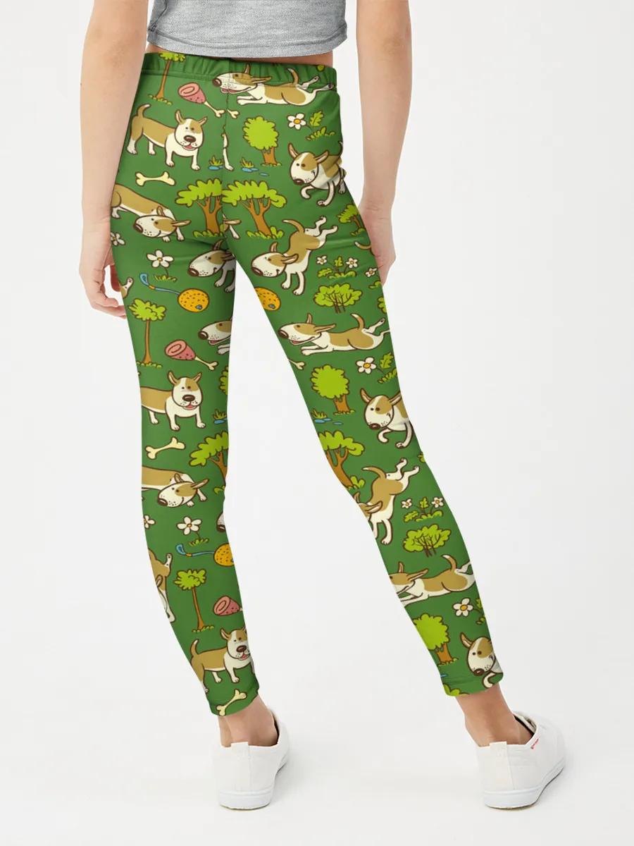 Леггинсы для девочки / Забавные собаки