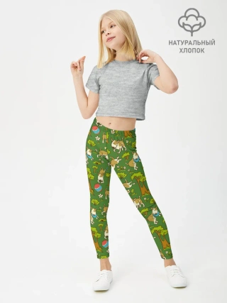 Леггинсы для девочки / Забавные собаки