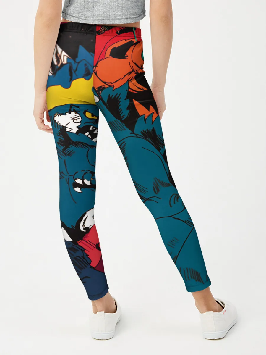 Леггинсы для девочки / Годзилла