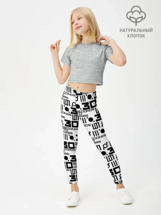 Леггинсы для девочки / 30 SECONDS TO MARS