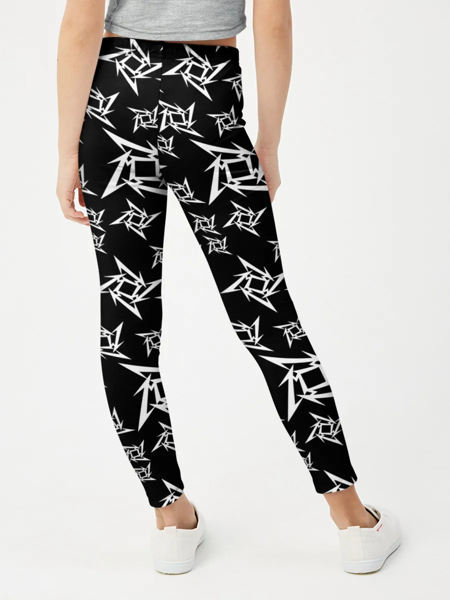 Леггинсы для девочки / METALLICA