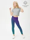 Леггинсы для девочки / Checkerboard gradient
