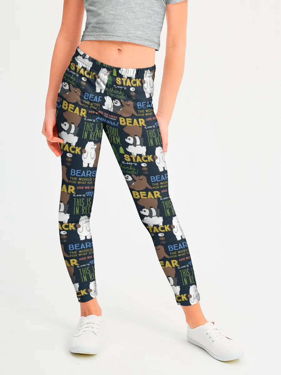 Леггинсы для девочки / Медведи всегда побеждают
