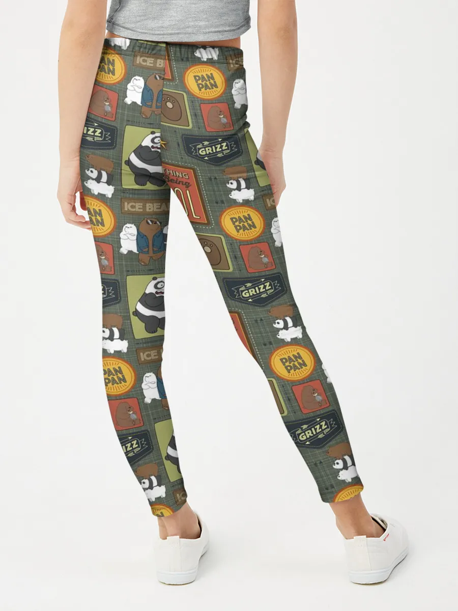 Леггинсы для девочки / Клевые медведи