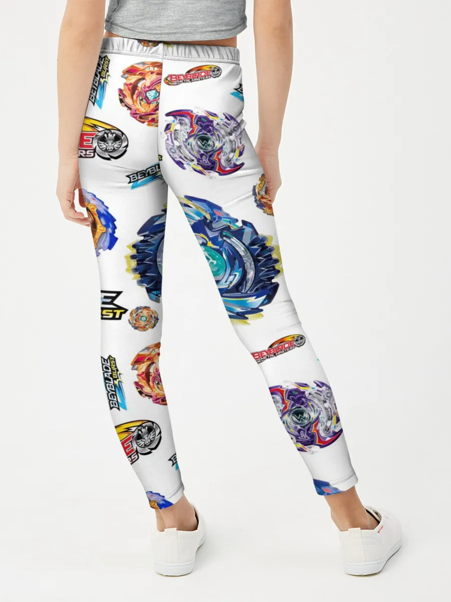 Леггинсы для девочки / Бейблэйд паттерн