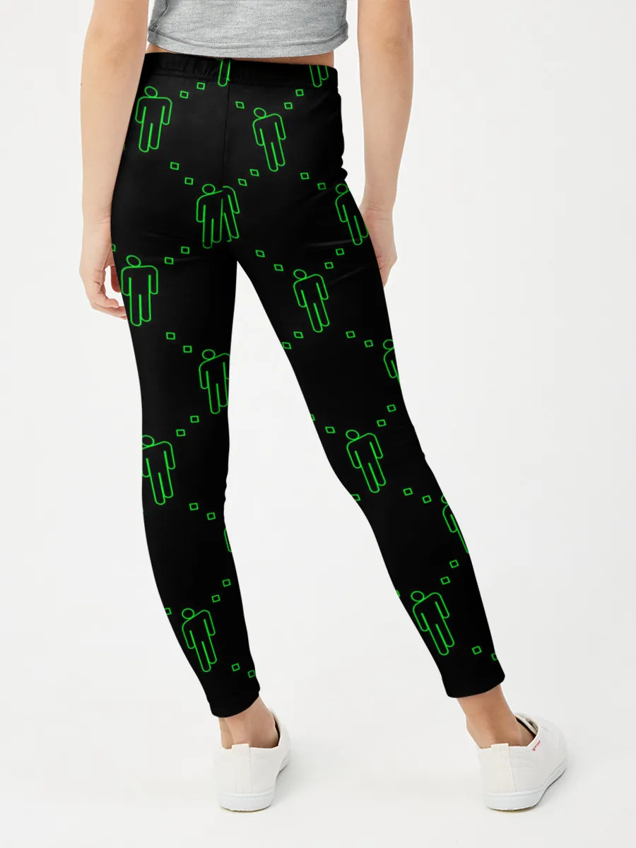 Леггинсы для девочки / BILLIE EILISH - Blohsh