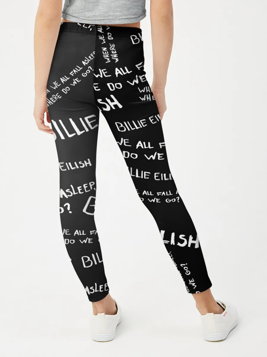 Леггинсы для девочки / BILLIE EILISH - Where Do We Go