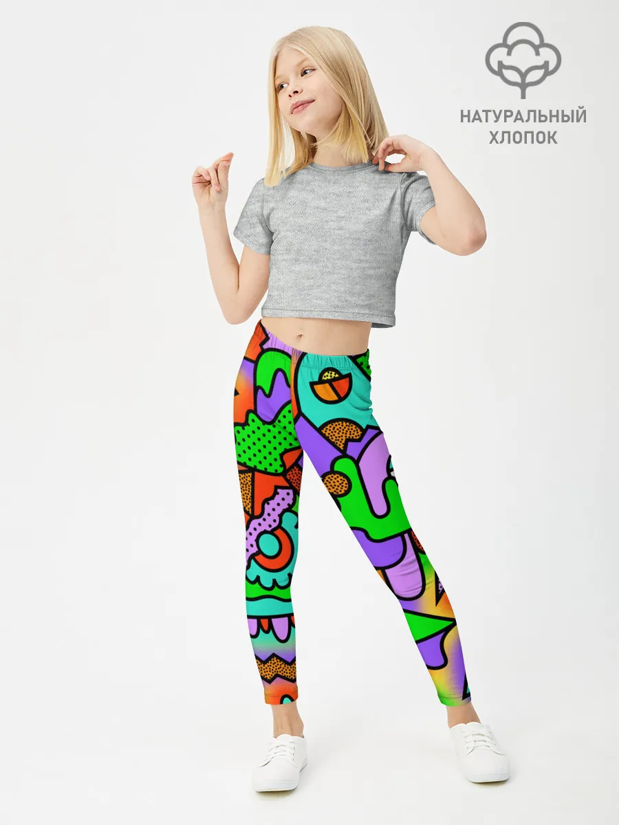 Леггинсы для девочки / PSY GEOMETRY