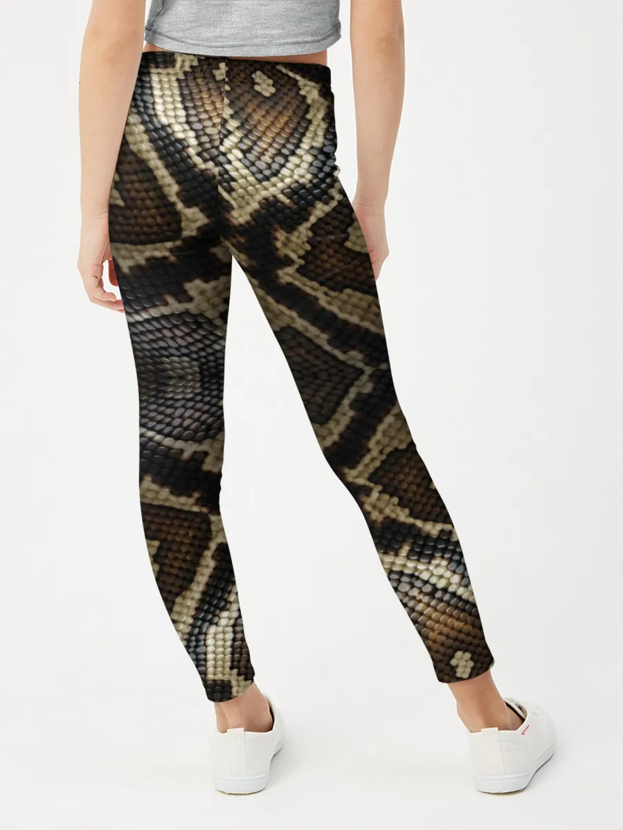 Леггинсы для девочки / Snakeskin