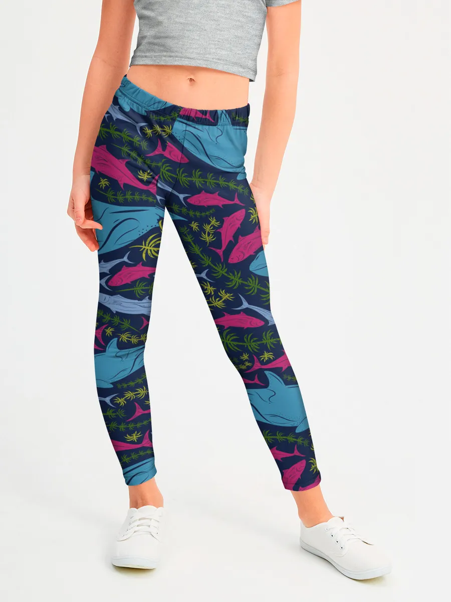 Леггинсы для девочки / Касатки